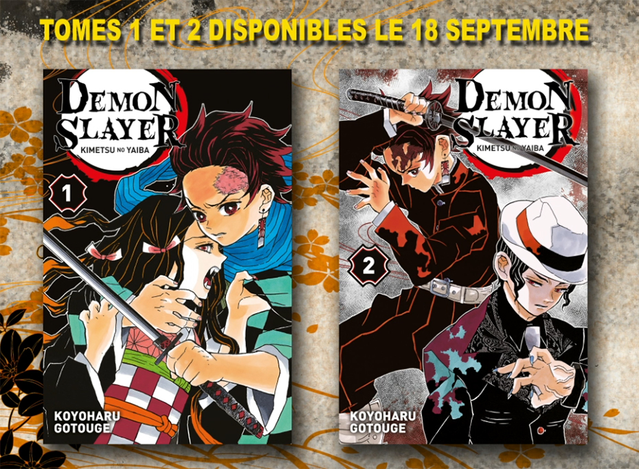 Le 18 Septembre 2019 Demon Slayer De Retour Chez Panini